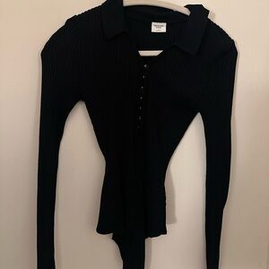 Abercrombie & Fitch Black Knit Top
